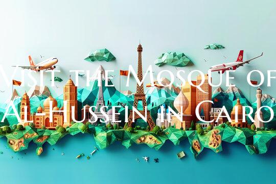 Visit the Mosque of Al-Hussein in Cairo